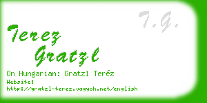terez gratzl business card